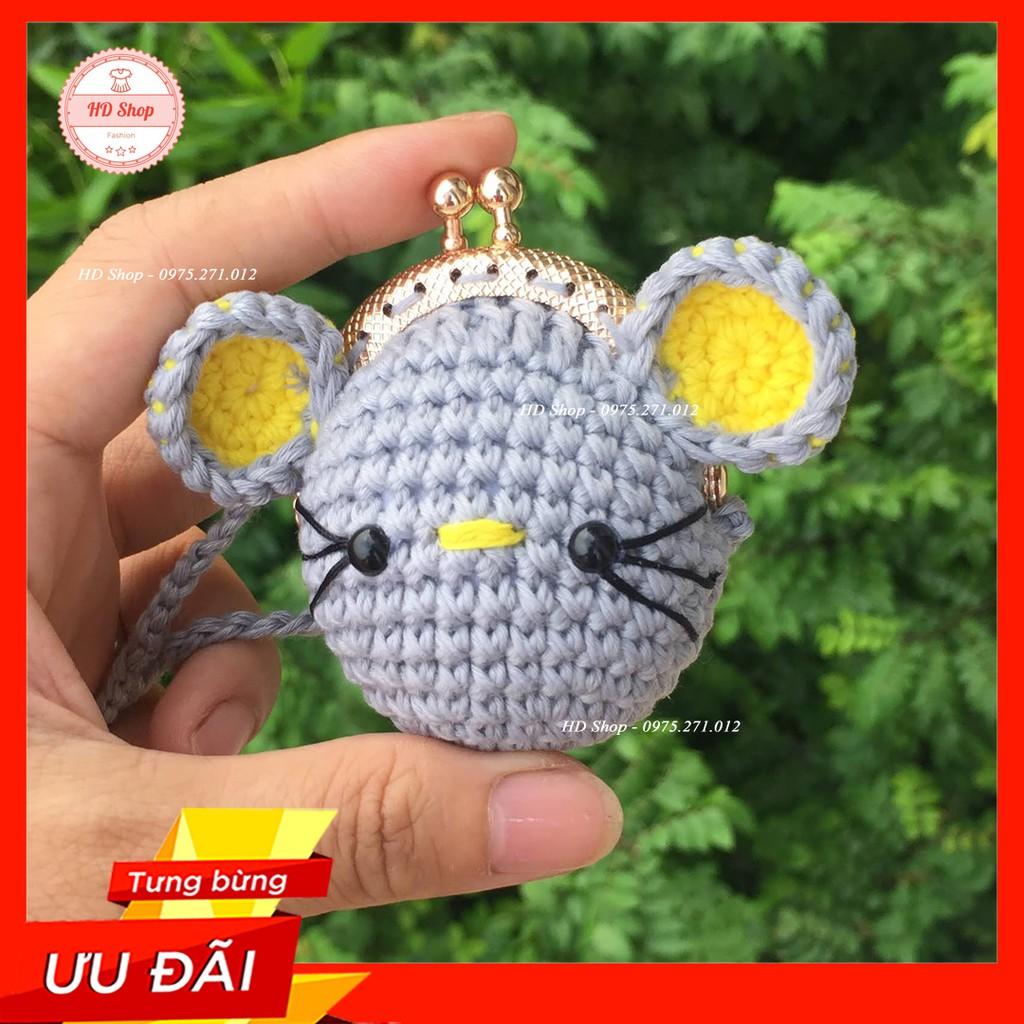 Túi đựng tỏi cho trẻ sơ sinh ️️ Túi đựng tỏi cho bé hình con chuột