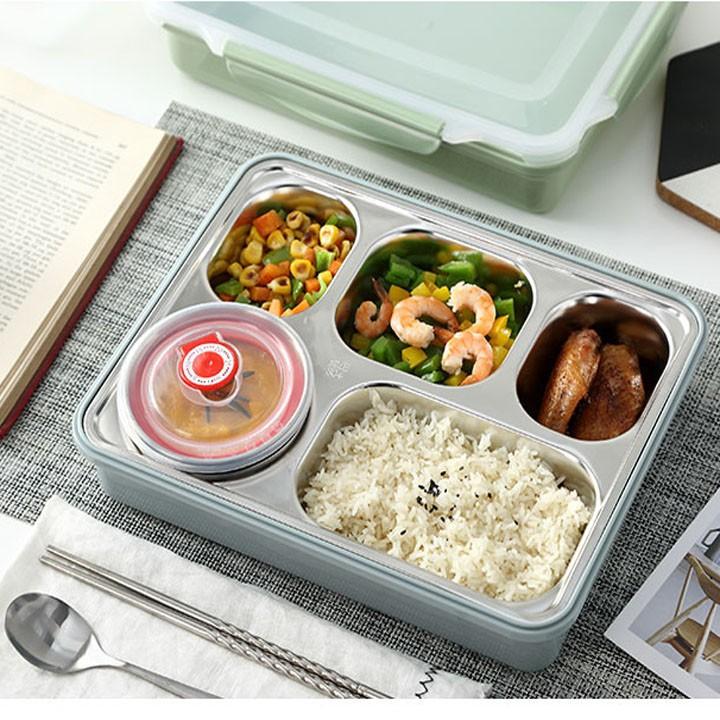 Hộp Cơm inox văn phòng 5 ngăn