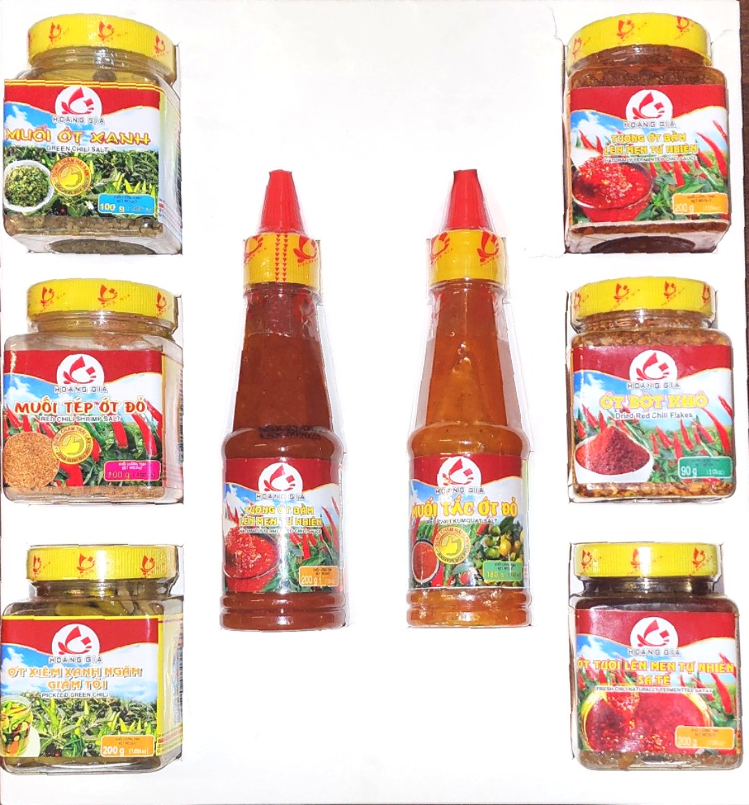 Đặc Sản Bình Thuận -Bộ gia vị ớt Hoàng Gia- Ocop 3 Sao
