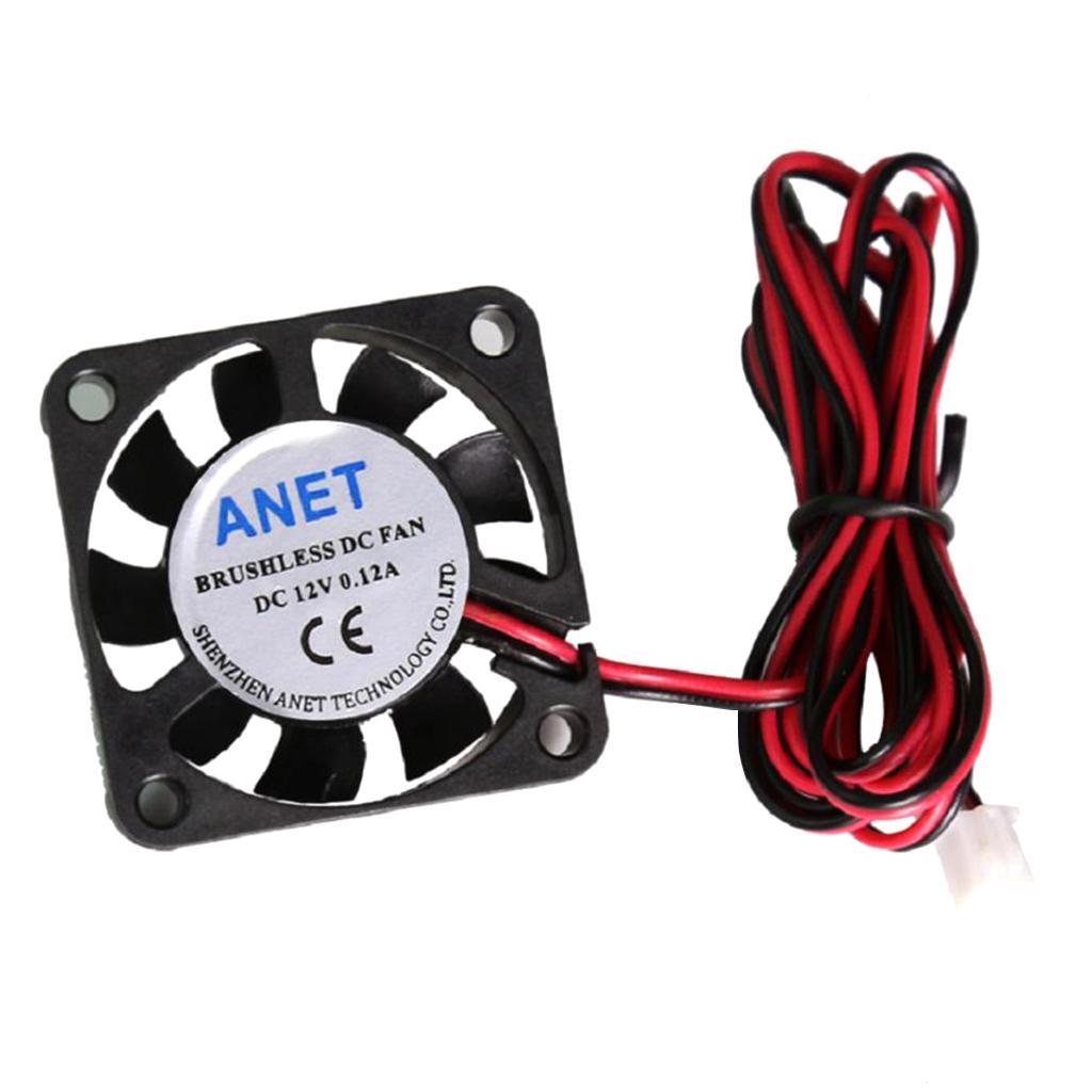 8 Pieces Ultra-silent 12V 4010 DC Brushless Cooling Fan for 3D Printer