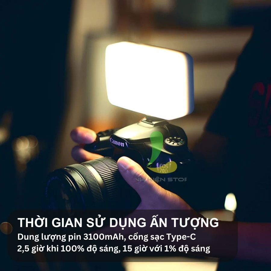 Đèn Led đổi màu Ulanzi VL120 RGB - Đèn hỗ trợ quay phim chụp ảnh tích hợp 20 hiệu ứng ánh sáng ấn tượng - Hàng nhập khẩu