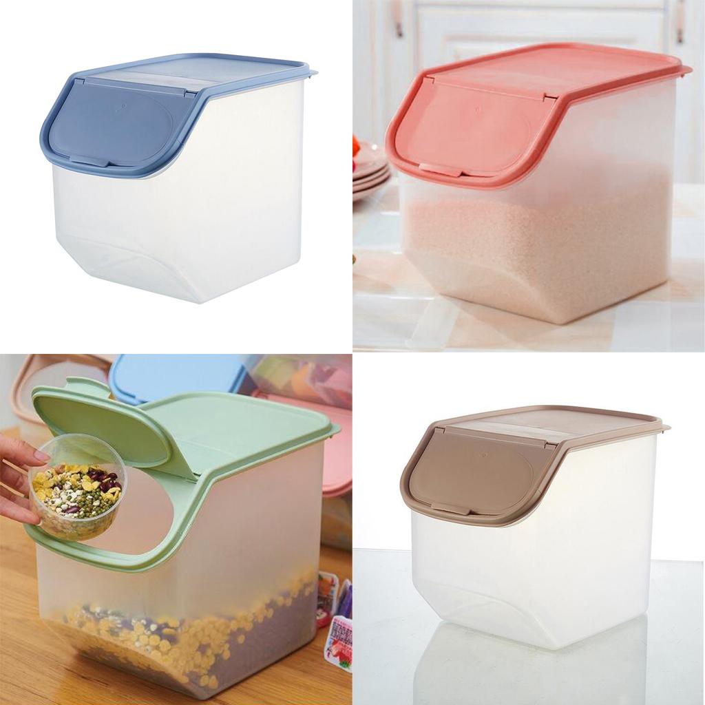 Kitchen Food Bean Storage Container Refrigerator Crisper Box with Lid Coffee