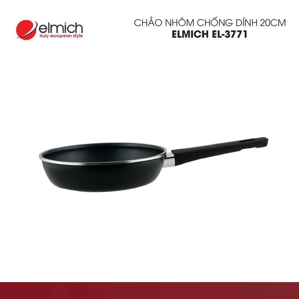 Chảo nhôm chống dính cao cấp Elmich Nero | EL3771 size 20cm | EL3772 size 24cm | EL3773 size 26cm | EL3774 size 28cm