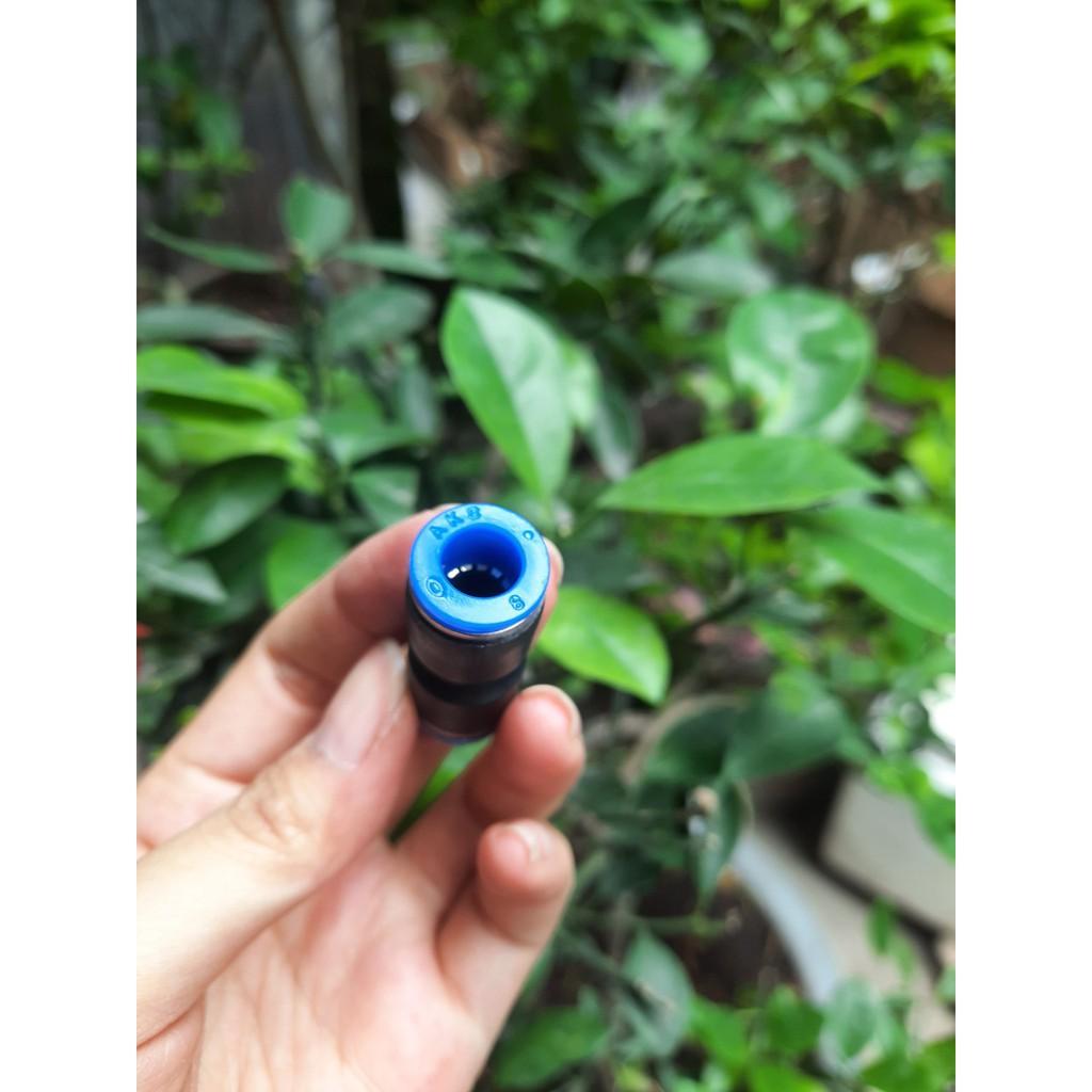 Combo 10 cut nối thẳng nối ống phun sương 8mm cho hệ thống phun sương