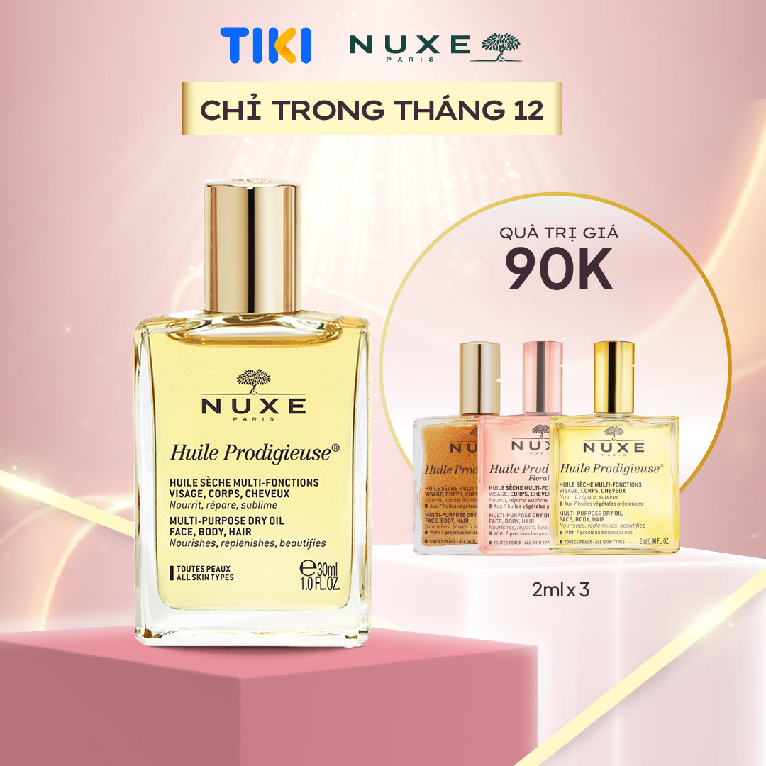 Dầu Khô Đa Năng Nuxe Huile Prodigieuse 30Ml