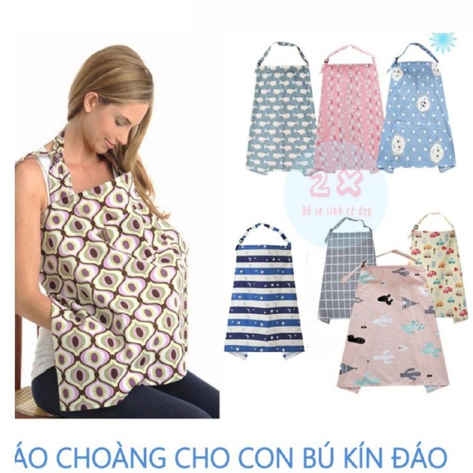 Khăn/ Áo choàng cho bé bú - hút sữa đa năng dành cho mẹ khi đi ra ngoài/ đi du lịch