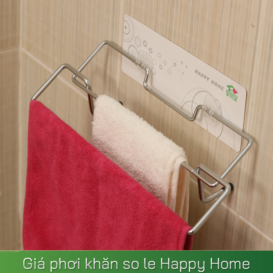 Giá phơi khăn so le Happy Home