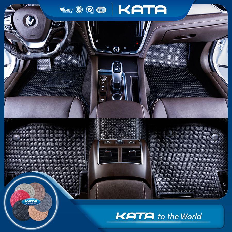 Thảm lót sàn ô tô KATA cho xe Vinfast Lux A 2.0 - Phiên Bản KATA Pro - Khít với sàn xe, Không thấm nước, Không mùi
