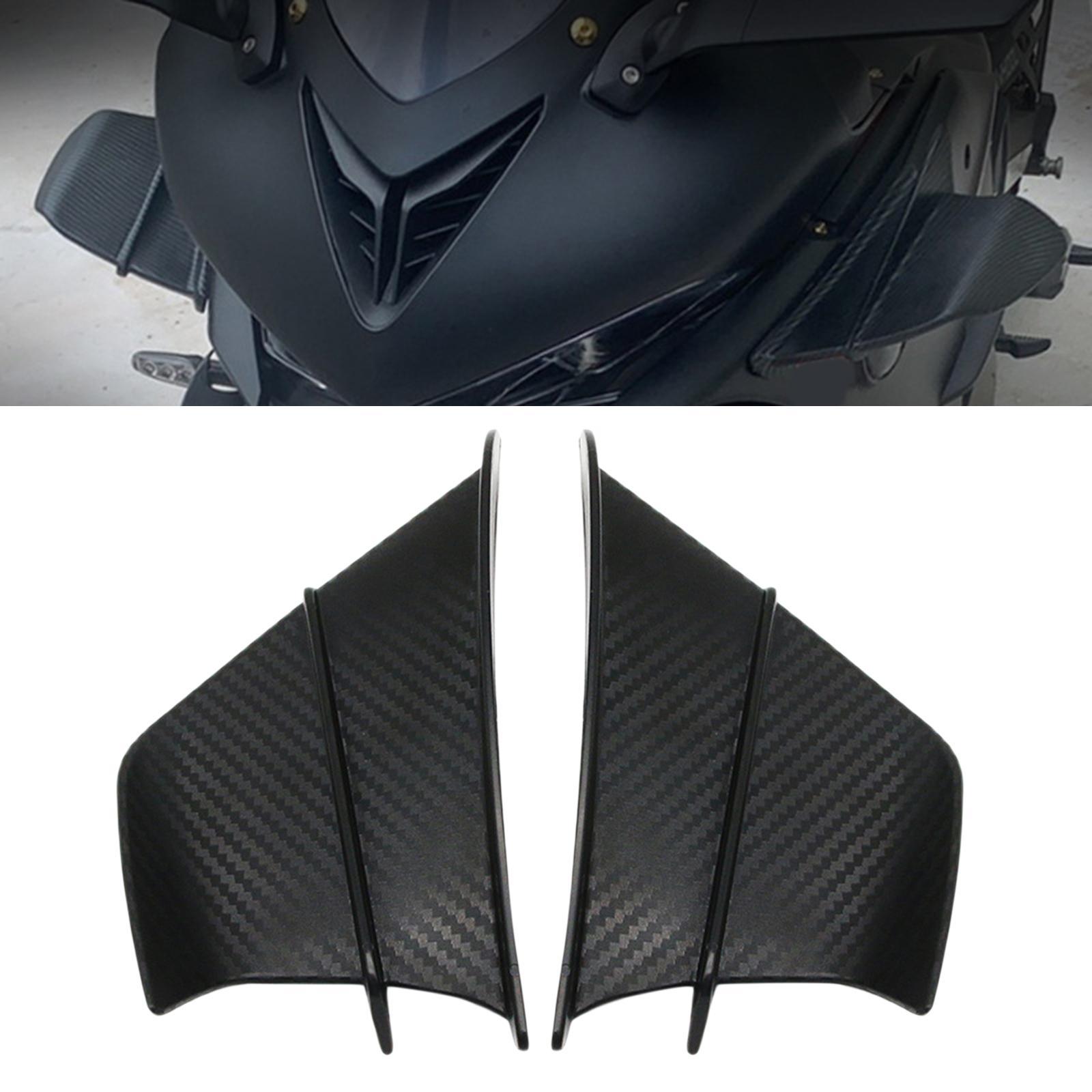 Carbon Fibre Motorcycle Fixed Winglets Aerodynamic Trims
