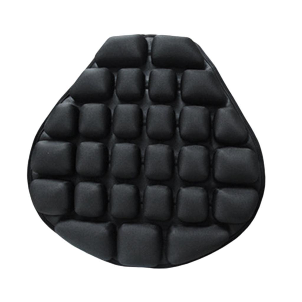 Non-slip Inflatable Air Motorcycle Seat Cushion with Fixing Straps for HONDA