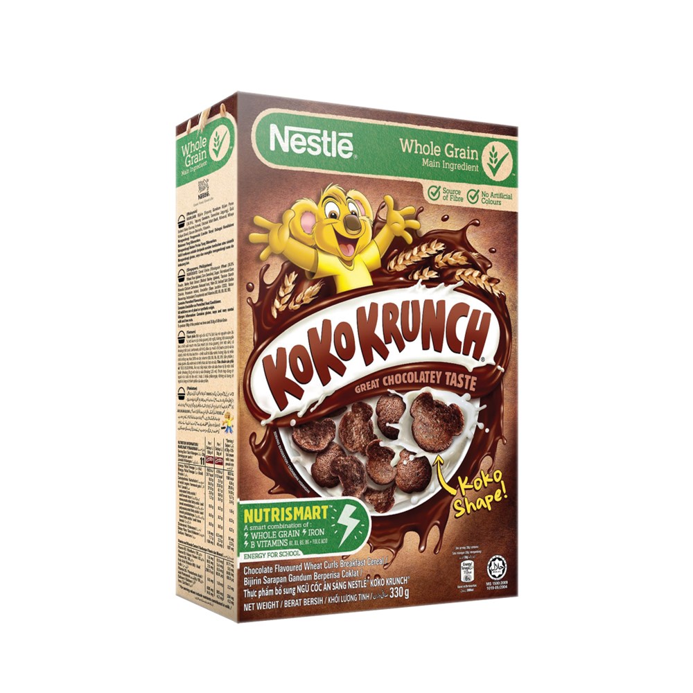 Ngũ cốc ăn sáng Nestlé Koko Krunch (330g) - [Tặng 1 bình Lock &amp; Lock]