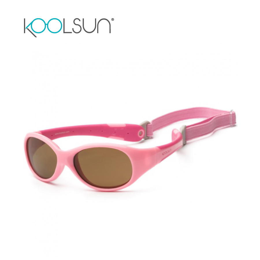 Kính Mát Trẻ Em KOOLSUN Gọng Dẻo Pink Sorbet FLPS003