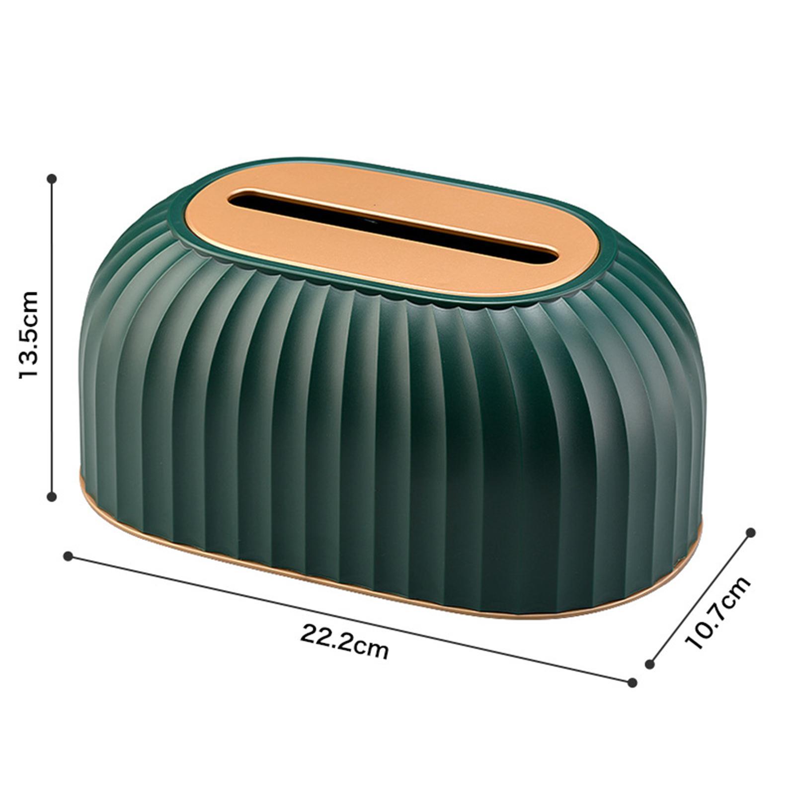 Tissue Storage Box Holder Light Luxury Dispenser Organizer for Car Office