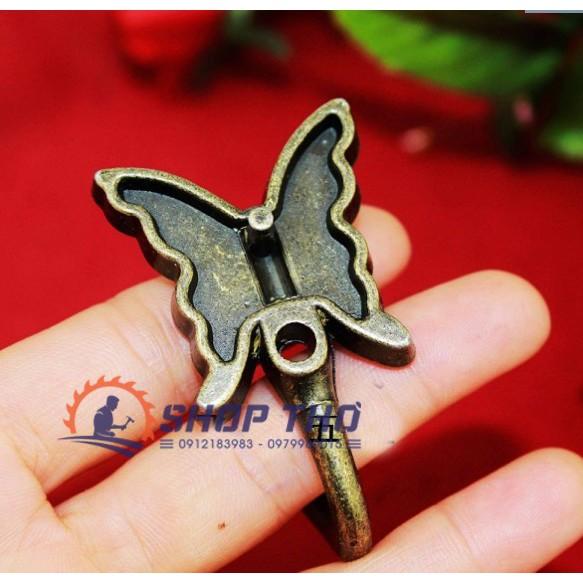 Móc treo giả cổ đơn đế hình cánh bướm