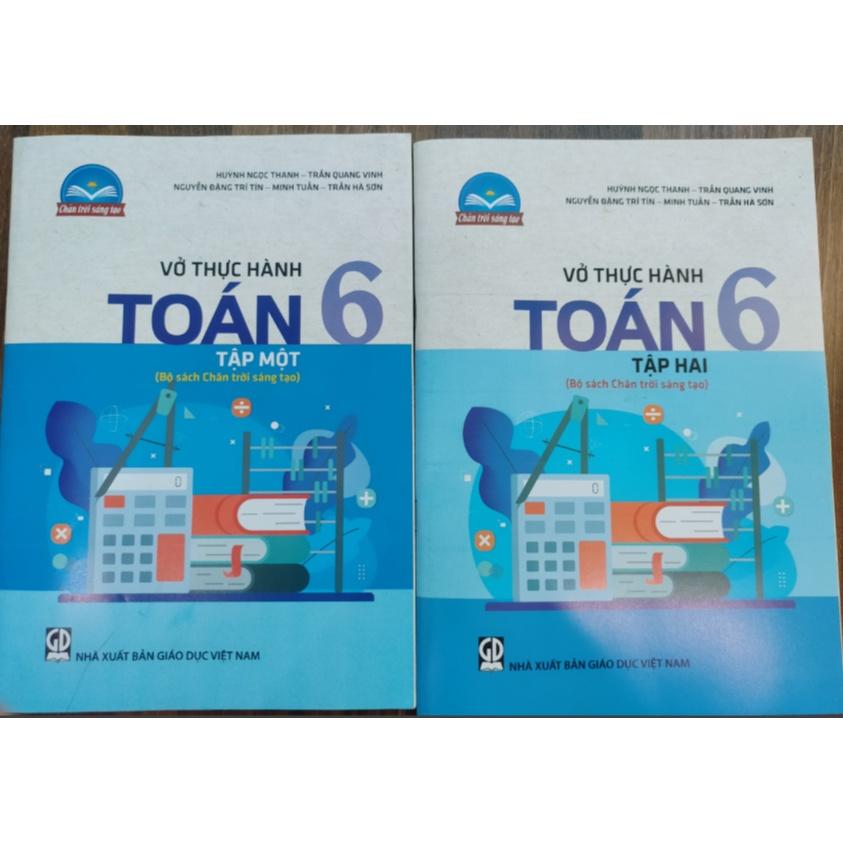 Sách combo vở thực hành toán 6 - tập 1 + 2