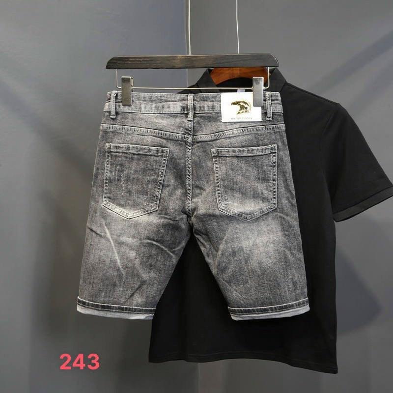 Quần short jean chất bò co giãn- quần lửng nam nhiều mẫu thời trang TINA ms240