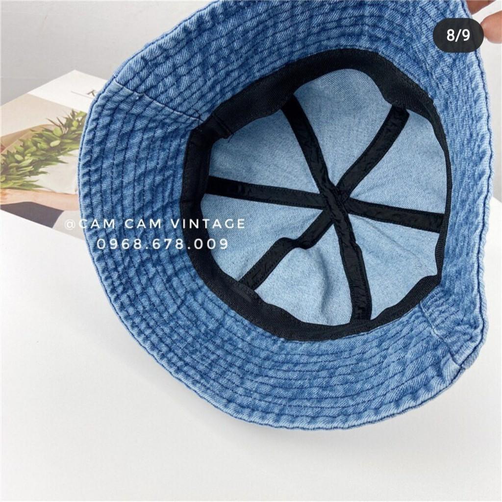 NÓN BUCKET SỤP MŨ CỤP DENIM MŨ BUCKET BÒ JEANS