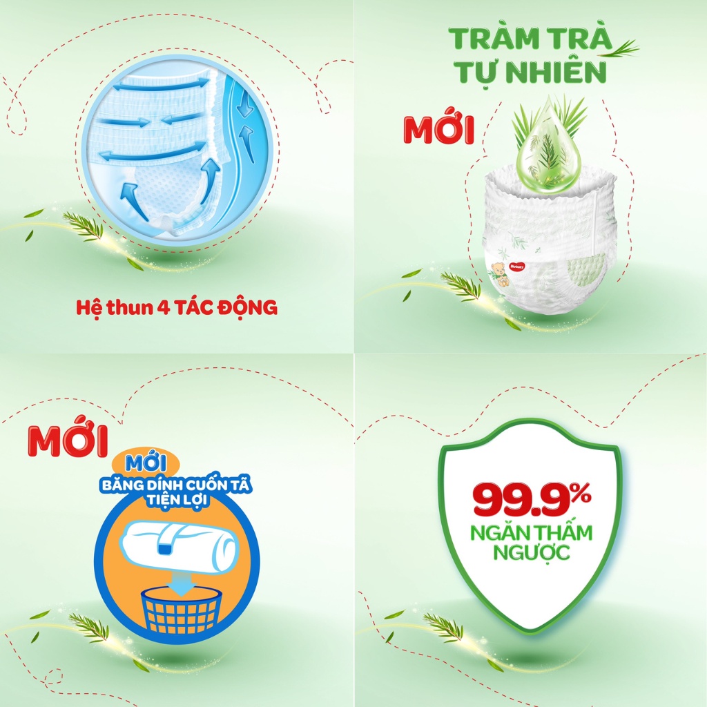 Tã dán Huggies Skincare Jumbo M46+3