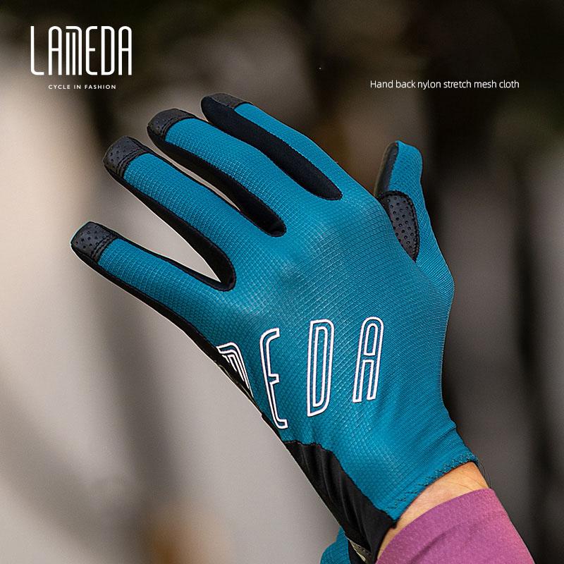 Găng tay đi xe đạp mùa hè mùa thu mùa xuân Color: Blue Size: XL