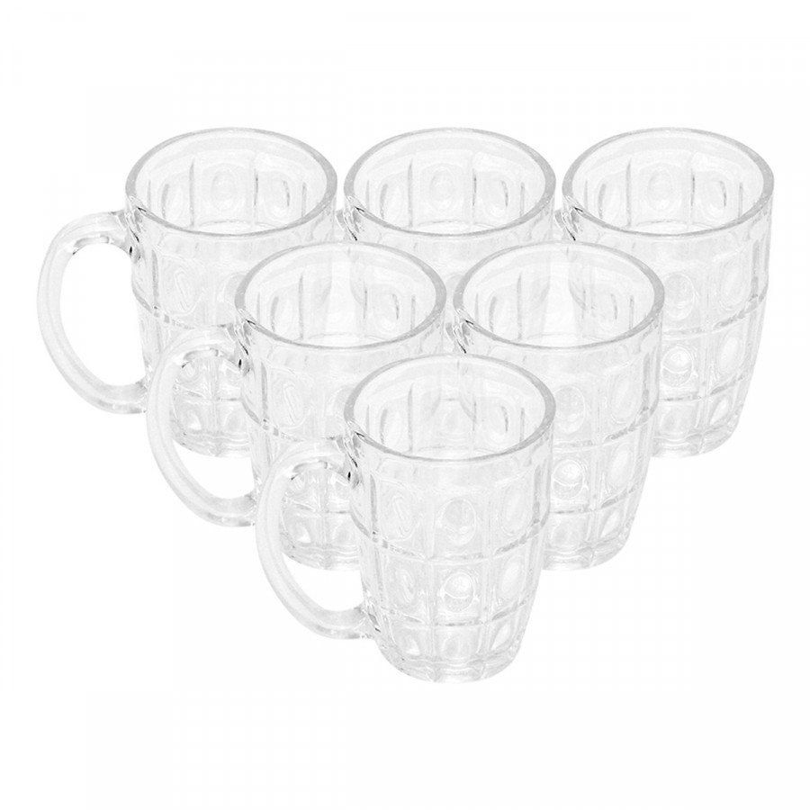 Bộ ly 6 cái Union Glass 316 Ly bia măng cầu 410 ml  không ngã màu,  sản xuất Thái Lan