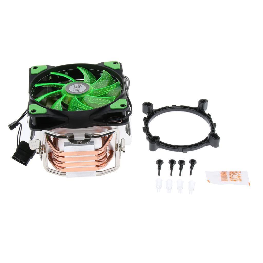 12cm Computer Case CPU Cooling Fan LED PWM Temp for