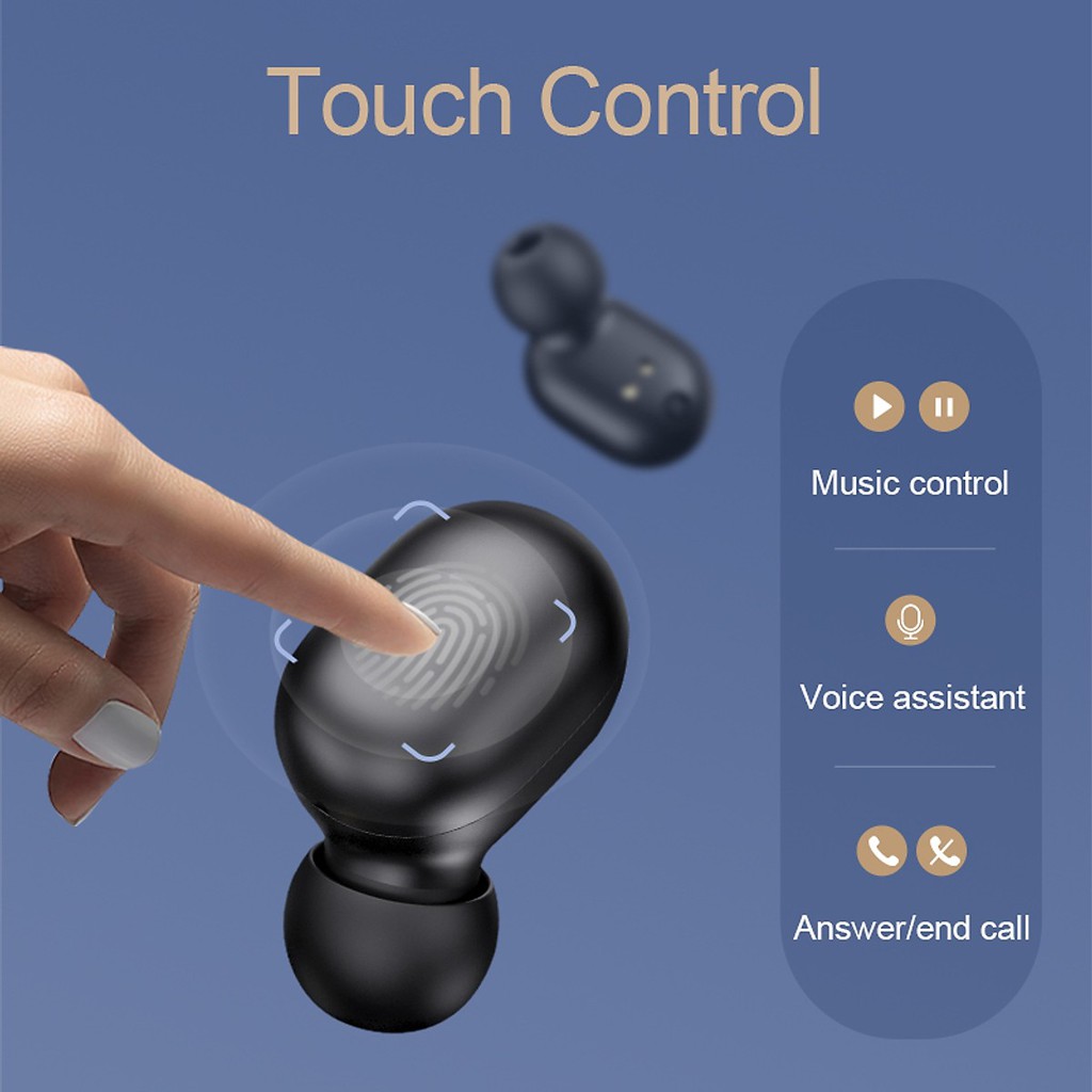 Tai Nghe Bluetooth True Wireless Xiaomi Haylou GT1 Bluetooth 5.0 - Hàng Chính Hãng