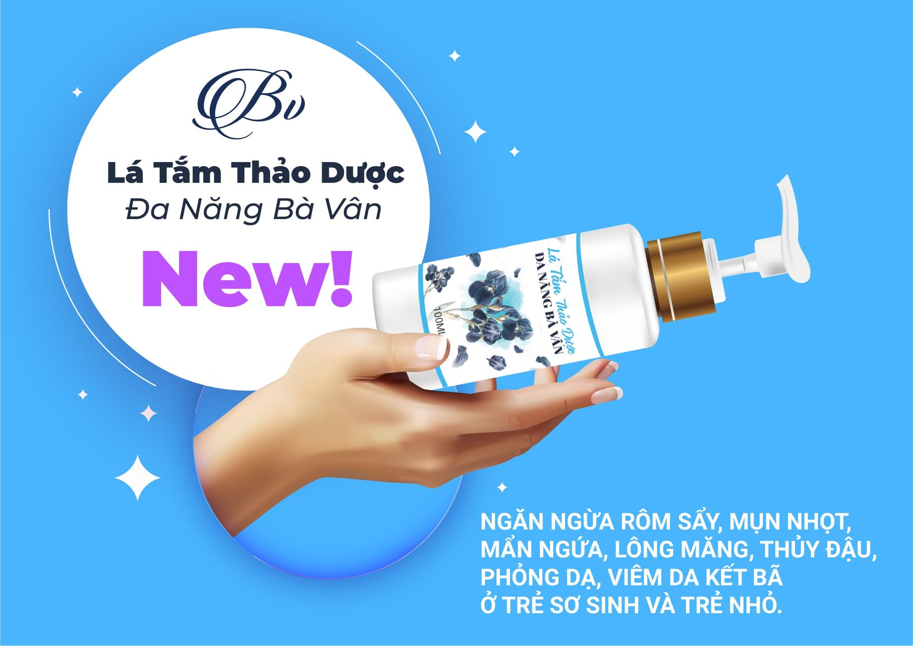 [TRỢ GIÁ] Lá Tắm Thảo Dược Đa Năng Bà Vân