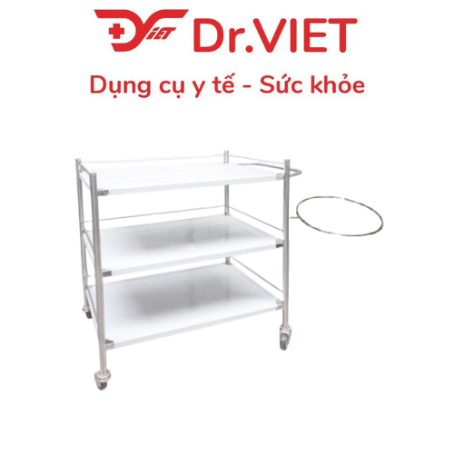Xe đẩy DCG-30 - 3 tầng  - 1 vòng - 35*50 (Không Hộc)