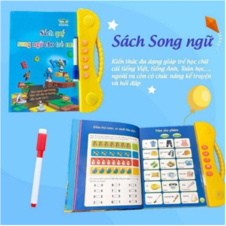 Sách - Sách Nói Điện Tử Song Ngữ Anh - Việt Thanh Nga ( Bản Cao Cấp)