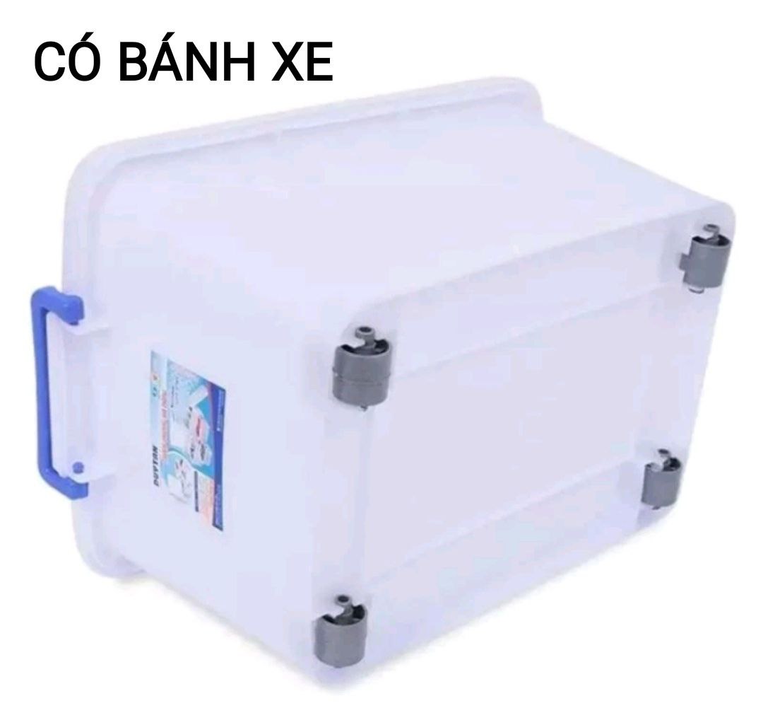 Thùng nhựa 30L có bánh xe chuẩn lít Hàng DT sài gòn siêu bền