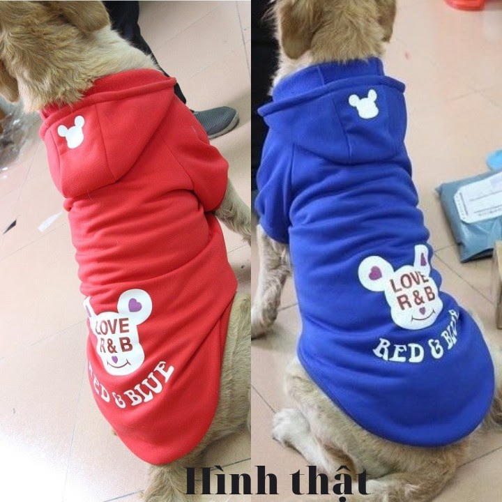 ÁO HOODIE CHO CHÓ RED AND BULL DÀNH CHO CHÓ LỚN - SP000604