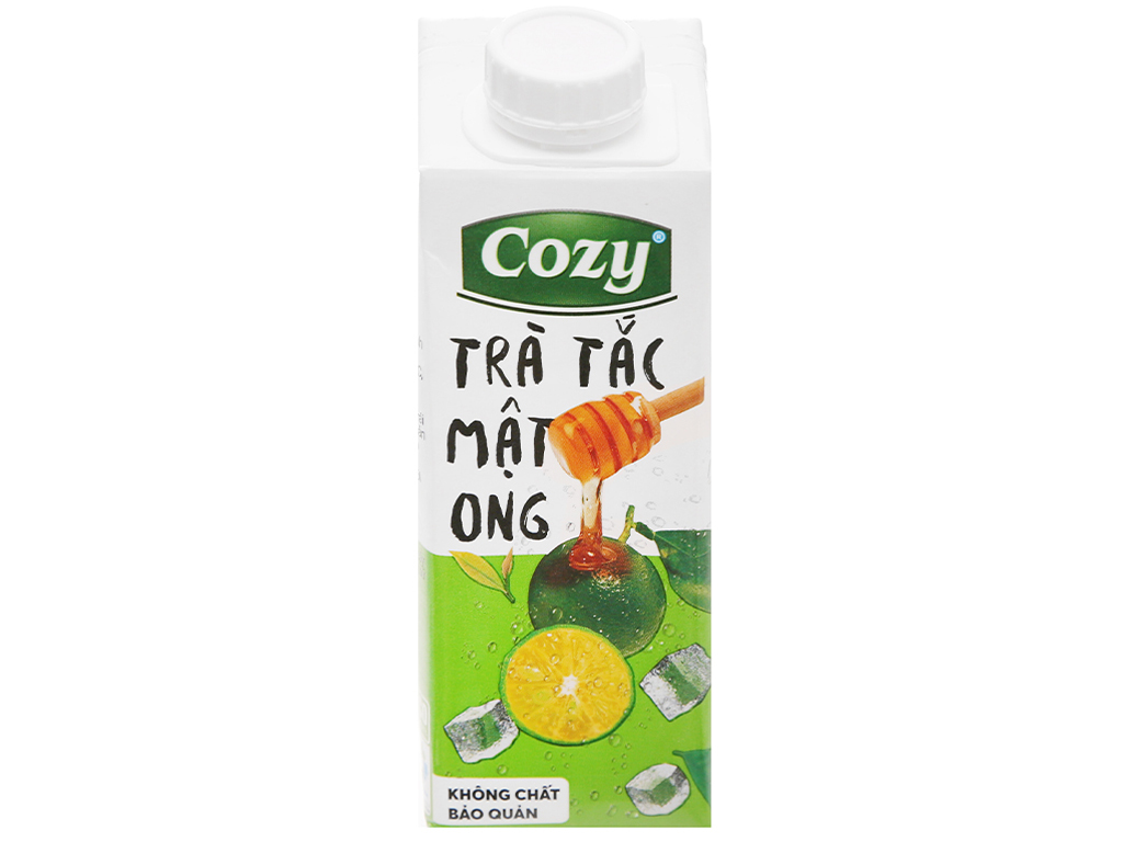 Thùng 24 hộp trà tắc mật ong Cozy 225ml