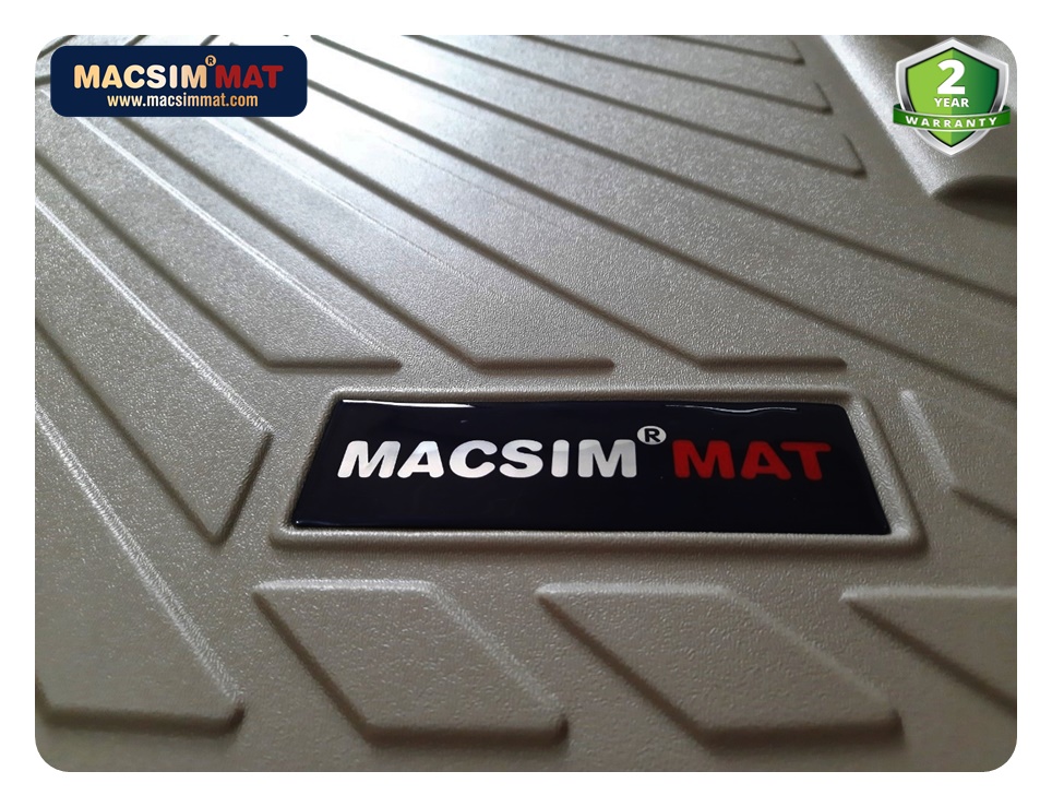 Thảm lót cốp xe ô tô Mercedes S class S400L/S320L 2014-2020 nhãn hiệu Macsim chất liệu TPV cao cấp màu be