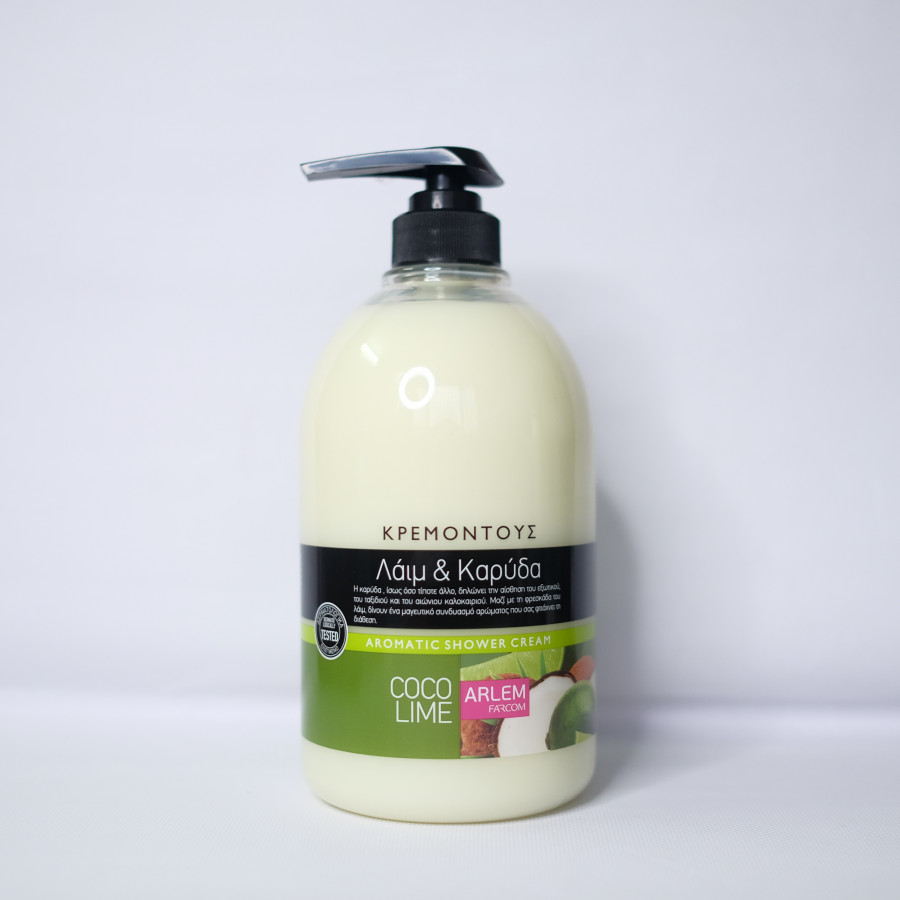 Sữa tắm hương chanh dừa Farcom Arlem Coco Lime Aromatic Shower Cream 1000ml