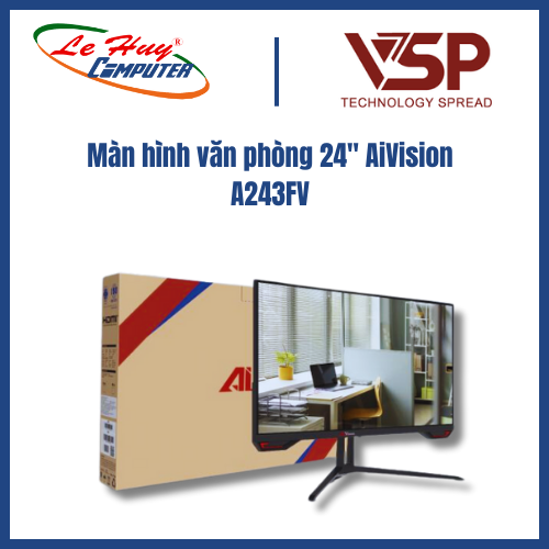 Màn hình văn phòng 24&quot; AiVision A243FV Hàng Chính Hãng