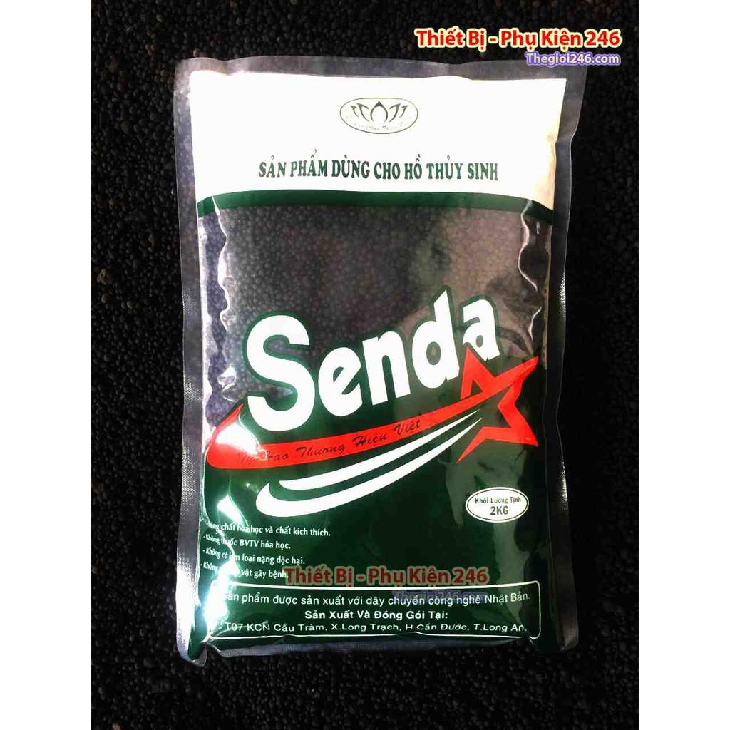Phân nền chuyên trồng cây thủy sinh Senda hồ cá cảnh thủy sinh bao 2kg