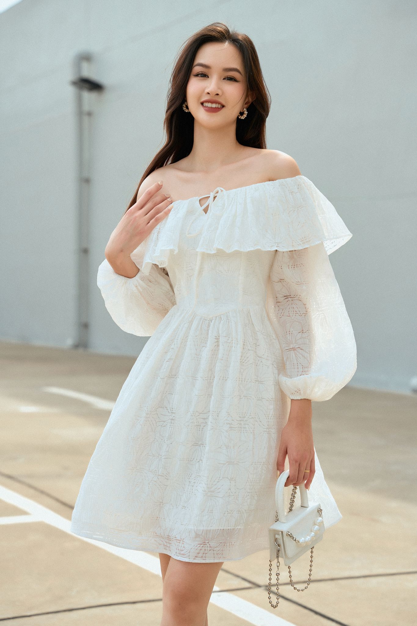 OLV - Đầm Lasie White Dress