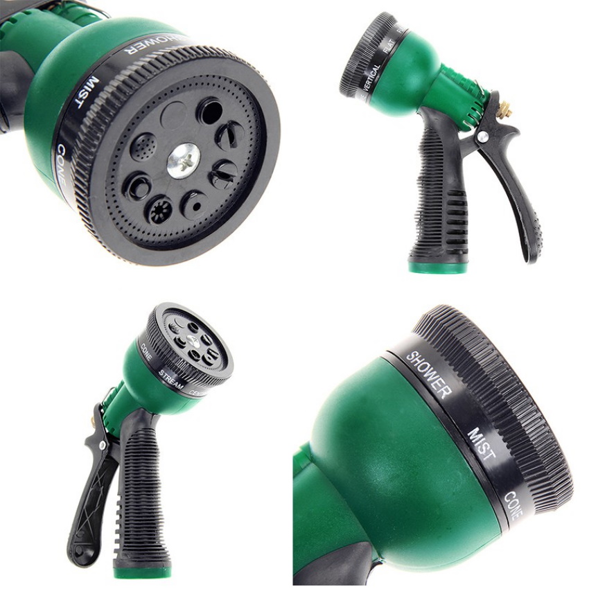 Vòi phun xịt nước rửa xe tưới cây tăng áp 8 chế độ 815621-1