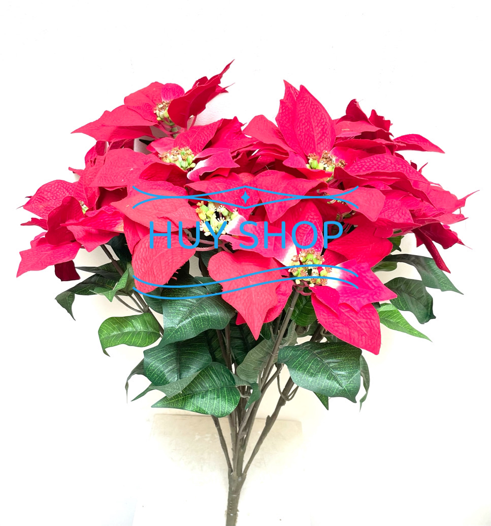 BỤI HOA TRẠNG NGUYÊN VẢI NHUNG CAO CẤP 21 NHÁNH