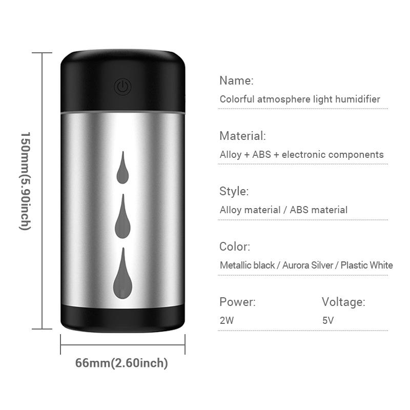 Máy Tạo Độ Ẩm Phun Sương Tinh Máy Khuếch Tán Tinh Dầu 300Ml Phun Sương Tạo USB Thấp Decibel Tắt Tiếng Máy Phun Sương Tạo Độ Ẩm Đầy Sao Bầu Khí Quyển Ánh Sáng