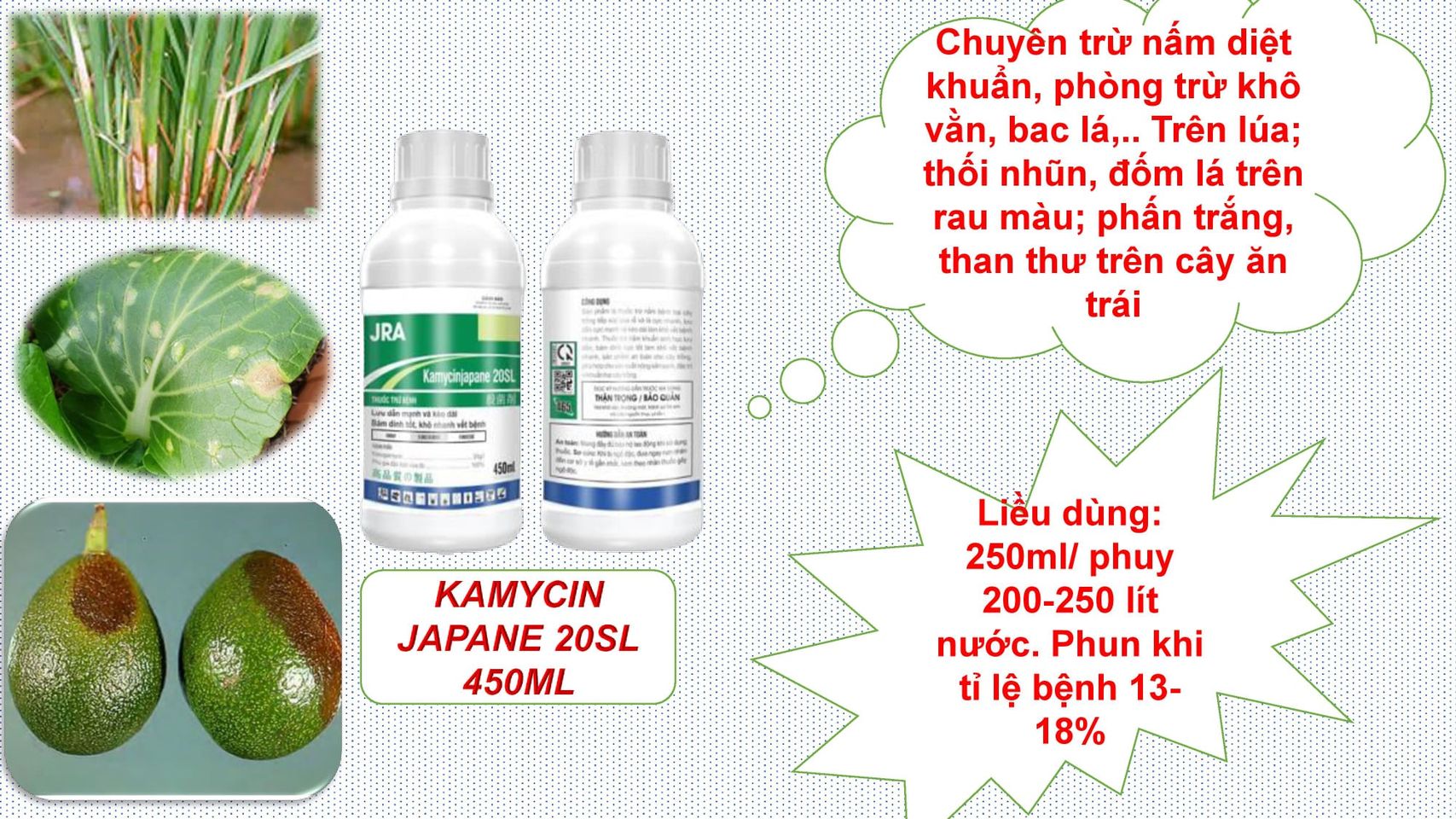 KAMYCIN JAPANEV - THUỐC TRỊ NẤM KHUẨN