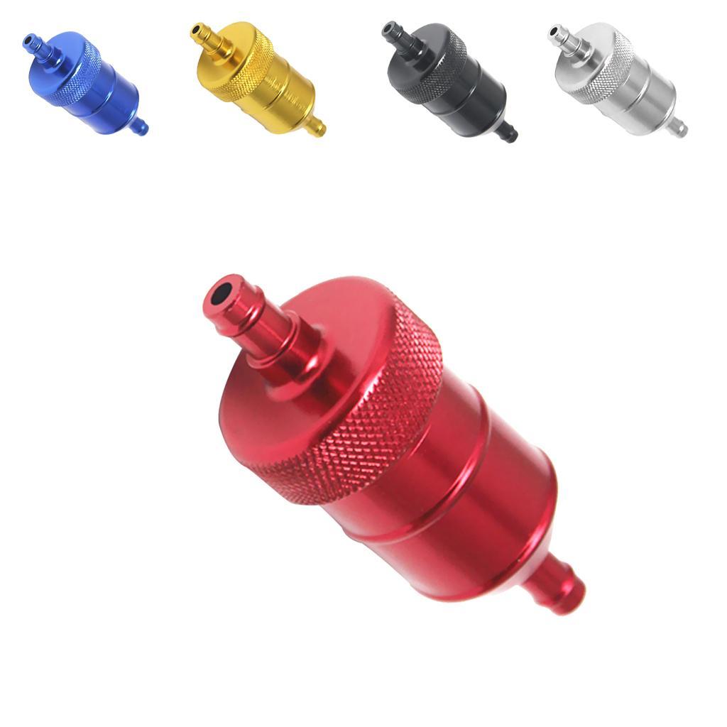 5pcs 5/16" 40  Aluminum   Fuel Inline Petrol Filter Car Auto