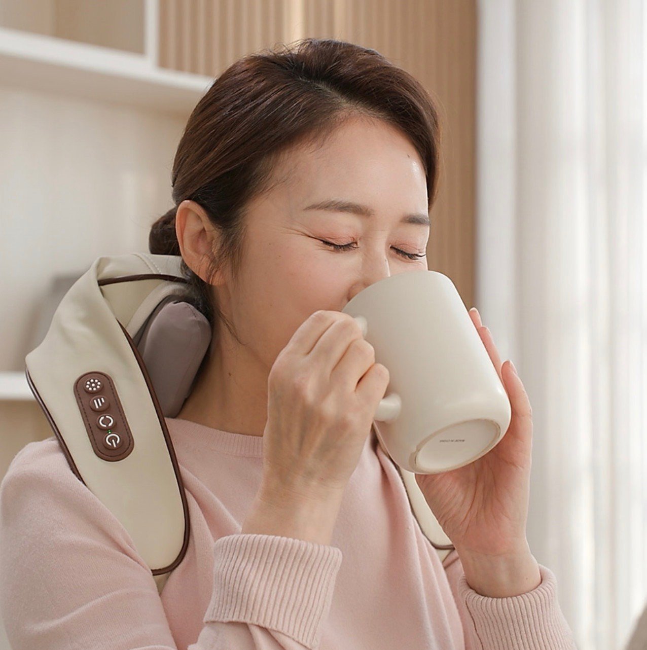 Máy mát xa cổ SSaper Made in Korea Hàng chính hãng