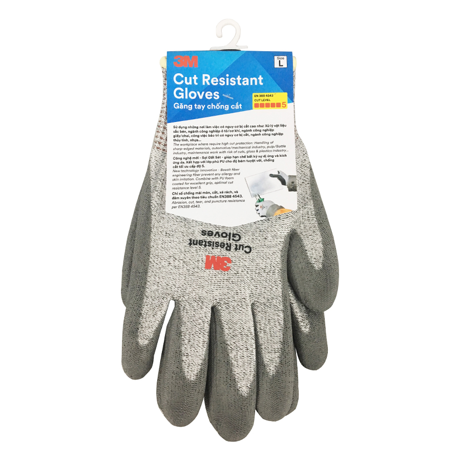 Găng Tay Chống Cắt Cấp Độ 5 3M-CR-L5-L