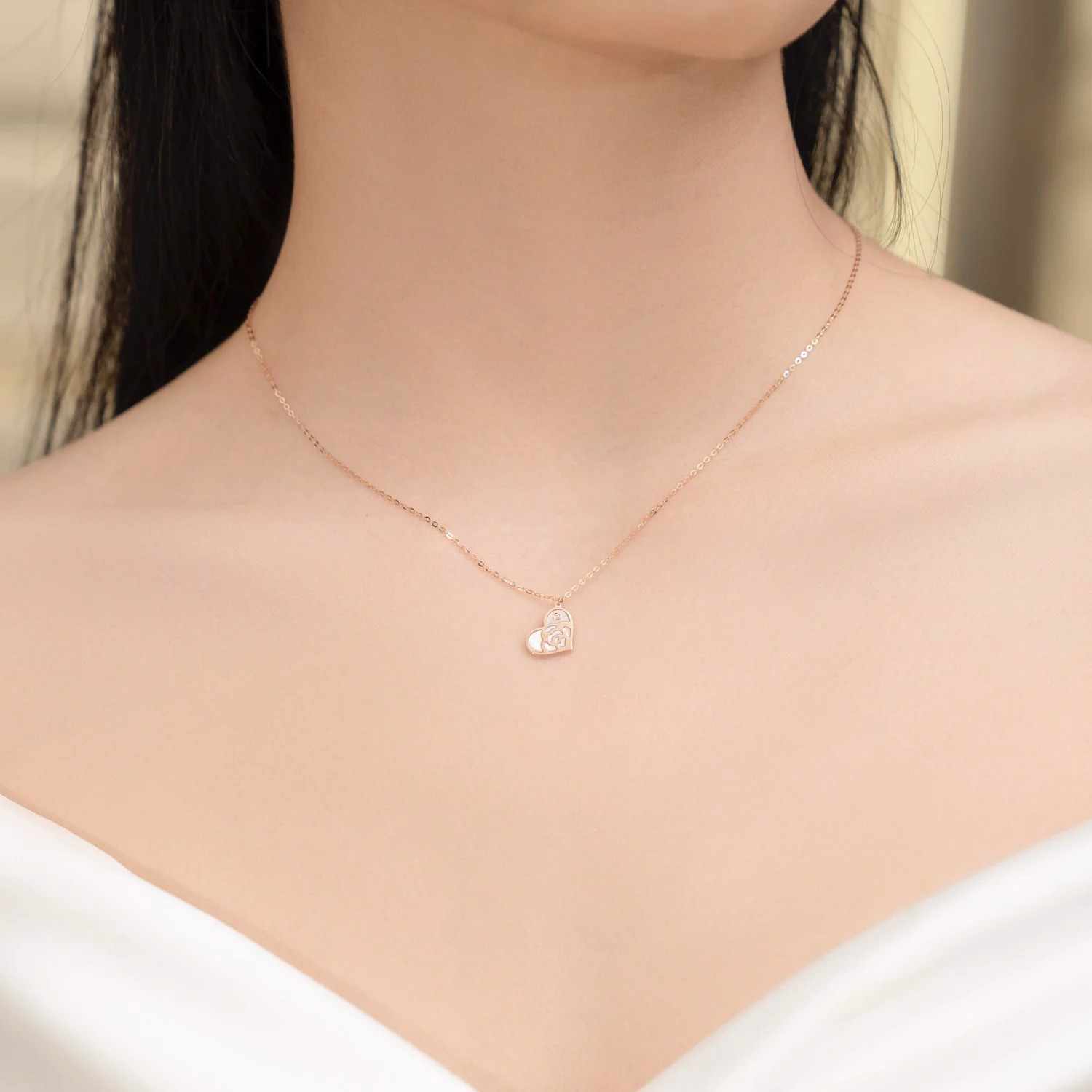 Dây Chuyền Vàng 18K DCZ007 Huy Thanh Jewelry