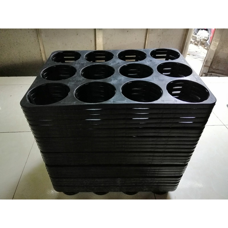 20 KHAY NHỰA CỨNG 12 LỖ TRỒNG RAU ƯƠM MẦM
