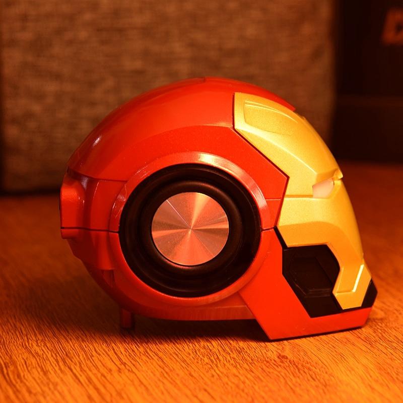 Loa siêu trầm di động Iron Man / bộ khuếch đại nhỏ với TF và USB / loa máy tính