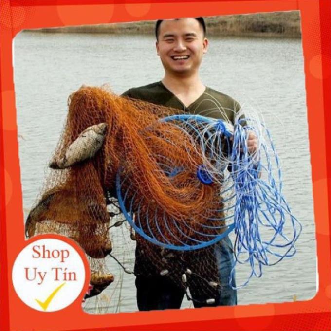 Siêu rẻ- Chài Dù Đánh Cá Chài Rút Đĩa Bay UFO Sợi Dù Thái Lan Cao Cấp Đủ Size