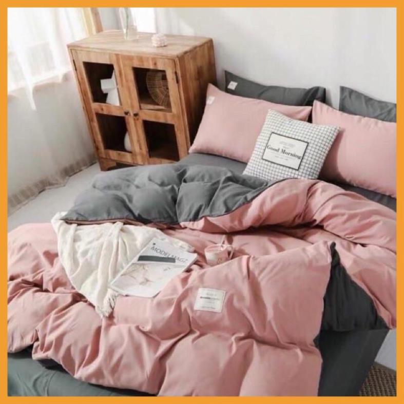 Bộ Chăn Ga Cotton Tici Cao Cấp Phong Cách Hàn Quốc Đủ Size Đủ Màu Hàng Đẹp Loại 1