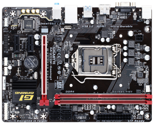 Bo Mạch Chủ Main Gigabyte H110M-Gaming 3 RAM DDR4 socket LGA1151 - Hàng Nhập Khẩu